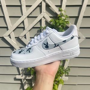 Custom Playboy bunny AF1s